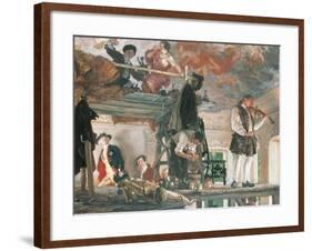 Painting by Adolph Von Menzel-null-Framed Giclee Print