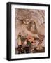 Painting by Jaya Rastogi Wheaton, in Artist's House in Jaipur, Rajasthan State, India-John Henry Claude Wilson-Framed Photographic Print