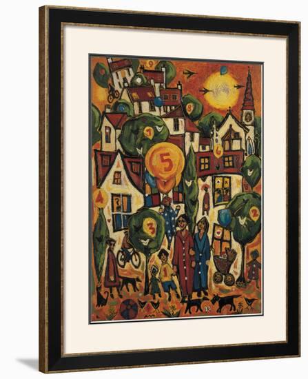 PAINTING BY NUMBERS-CHARLES MONTEITH WALKER-Limited Edition Framed Print