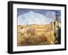 Painting by Pina Monne on Side of House, Tinnura Village, Sardinia-Ken Gillham-Framed Photographic Print