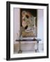 Painting by Satish Gujral in Contemporary Home of Wealthy Owner from India's Merchant Class, India-John Henry Claude Wilson-Framed Photographic Print