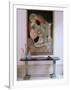 Painting by Satish Gujral in Contemporary Home of Wealthy Owner from India's Merchant Class, India-John Henry Claude Wilson-Framed Photographic Print