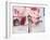 Painting City Street Romantic Light in Pink.-Iriana Shiyan-Framed Art Print
