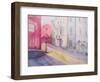 Painting City Street Romantic Light.-Iriana Shiyan-Framed Art Print