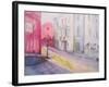 Painting City Street Romantic Light.-Iriana Shiyan-Framed Art Print