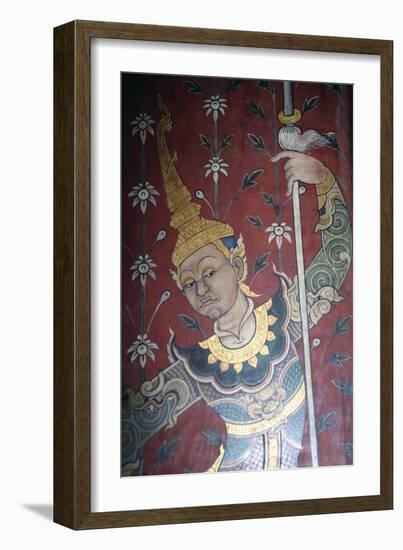 Painting Depicting Dancer-null-Framed Giclee Print