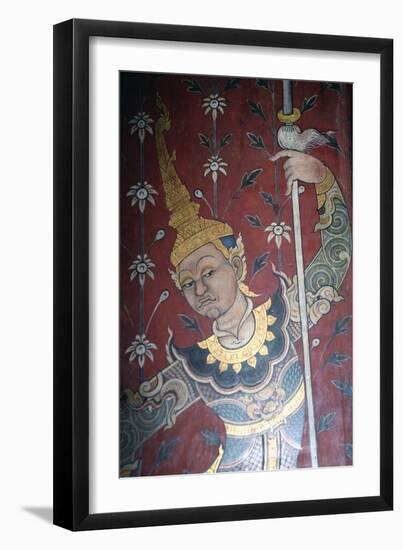 Painting Depicting Dancer-null-Framed Giclee Print