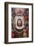 Painting depicting Jesus, God and the four Evangelists in Notre Dame de la Treille cathedral-Godong-Framed Photographic Print