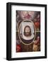 Painting depicting Jesus, God and the four Evangelists in Notre Dame de la Treille cathedral-Godong-Framed Photographic Print