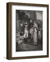 Painting Depicting Marriage of Napoleon and Queen of Prussia-null-Framed Giclee Print