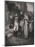 Painting Depicting Marriage of Napoleon and Queen of Prussia-null-Mounted Giclee Print