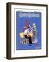 "Painting Dining Room Furniture," Country Gentleman Cover, March 1, 1933-Martin Justice-Framed Giclee Print