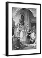 Painting Entitled the Plague in Milan-null-Framed Giclee Print