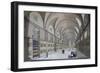 Painting Exhibition in Louvre, 1785, France, 18th Century-null-Framed Giclee Print