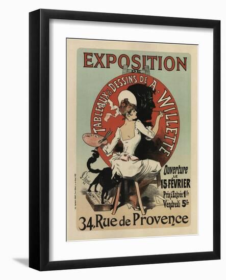 Painting Exposition-null-Framed Giclee Print