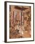 Painting, from Elegant Pastimes, Japanese screen, Edo period, early 18th century-Kano Tansetsu-Framed Giclee Print