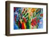 Painting  Garden 5  as a Background-simonidadjordjevic-Framed Photographic Print