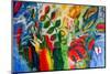 Painting  Garden 5  as a Background-simonidadjordjevic-Mounted Photographic Print