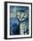 Painting Illustration of Blue Kitten-Igor Zakowski-Framed Art Print