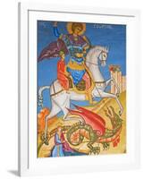 Painting in St. George's Church, Madaba, Jordan, Middle East-Schlenker Jochen-Framed Photographic Print