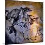 Painting in the Chauvet Cave, 32,000-30,000 Bc-null-Mounted Giclee Print