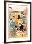 Painting in the Garden-Kitagawa Utamaro-Framed Art Print