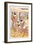 Painting in the House-Kitagawa Utamaro-Framed Art Print