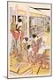 Painting in the House-Kitagawa Utamaro-Mounted Art Print