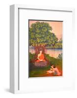 Painting in Wat Chanasongkhram Ratchaworamahawiharn, Bangkok, Thailand-Godong-Framed Photographic Print