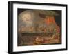 Painting Inspired by Moghul Miniatures (Oil on Canvas)-Willem Schellinks-Framed Giclee Print