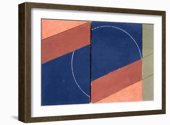 Painting - Interrupted Circle, 2000-George Dannatt-Framed Giclee Print