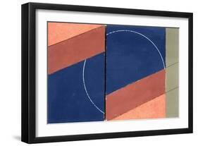 Painting - Interrupted Circle, 2000-George Dannatt-Framed Giclee Print