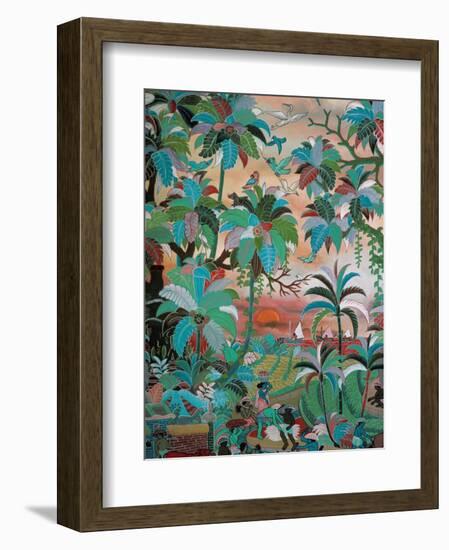 Painting, Neka Museum, Ubud, Island of Bali, Indonesia, Southeast Asia-Bruno Barbier-Framed Photographic Print