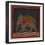 Painting Of a Caparisoned Elephant-null-Framed Giclee Print