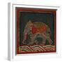 Painting Of a Caparisoned Elephant-null-Framed Giclee Print