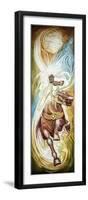 Painting of a Horse Rider by an Ethiopian Artist-Gabrielle and Michel Therin-Weise-Framed Photographic Print