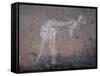 Painting of a Kangaroo at Nourlangie Rock, Australia-Robert Francis-Framed Stretched Canvas