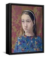 Painting of a Young Girl, 1993-Alan Byrne-Framed Stretched Canvas