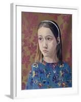 Painting of a Young Girl, 1993-Alan Byrne-Framed Giclee Print