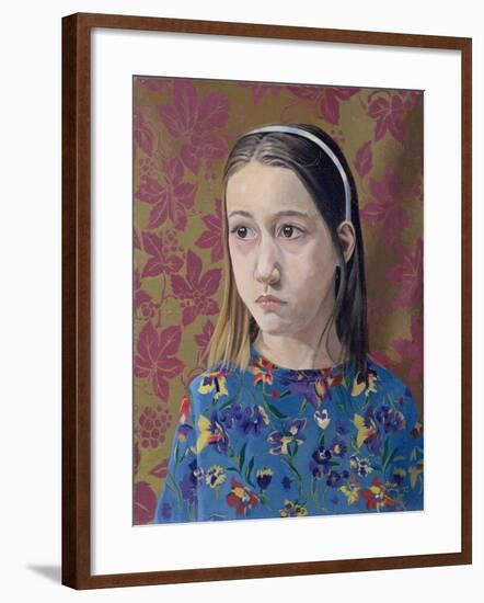 Painting of a Young Girl, 1993-Alan Byrne-Framed Giclee Print