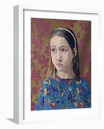 Painting of a Young Girl, 1993-Alan Byrne-Framed Giclee Print