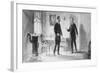 Painting of Alexander Graham Bell and Thomas A. Watson-null-Framed Giclee Print