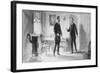 Painting of Alexander Graham Bell and Thomas A. Watson-null-Framed Giclee Print