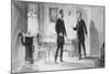 Painting of Alexander Graham Bell and Thomas A. Watson-null-Mounted Giclee Print