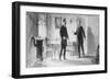 Painting of Alexander Graham Bell and Thomas A. Watson-null-Framed Giclee Print