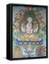 Painting of Avalokitesvara, the Buddha of Compassion, Kathmandu, Nepal, Asia-Godong-Framed Stretched Canvas