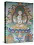 Painting of Avalokitesvara, the Buddha of Compassion, Kathmandu, Nepal, Asia-Godong-Stretched Canvas