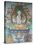 Painting of Avalokitesvara, the Buddha of Compassion, Kathmandu, Nepal, Asia-Godong-Stretched Canvas