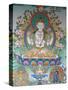 Painting of Avalokitesvara, the Buddha of Compassion, Kathmandu, Nepal, Asia-Godong-Stretched Canvas