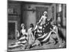 Painting of Betsy Ross with American Flag-Philip Gendreau-Mounted Photographic Print